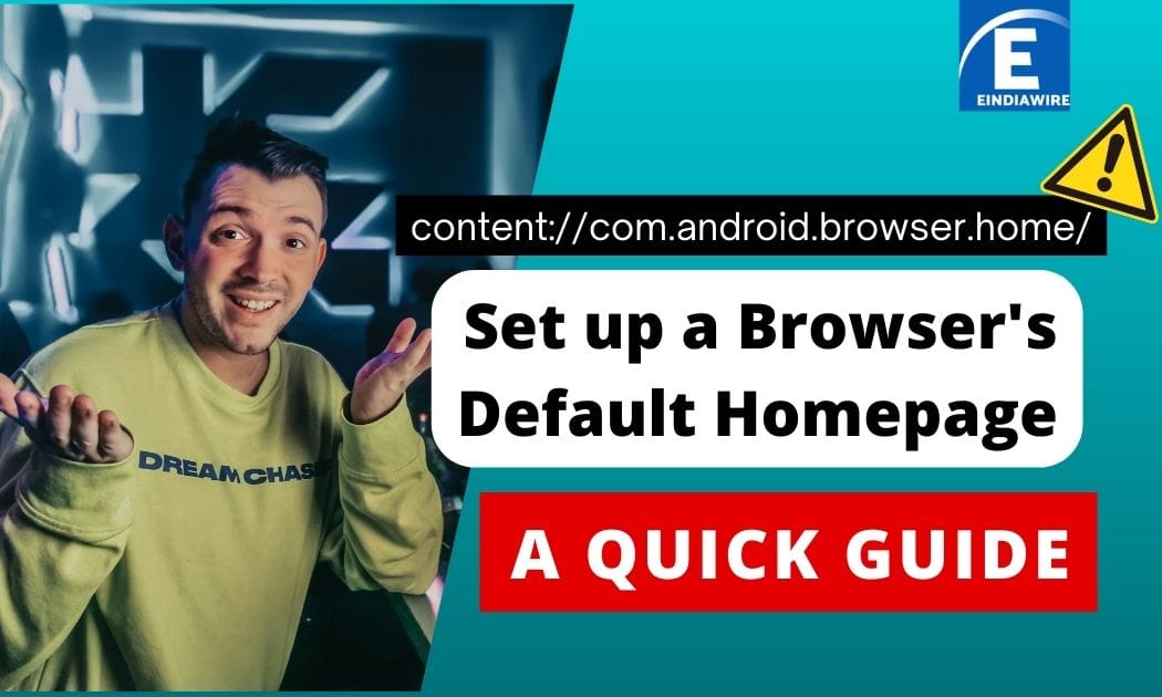 Content://com.android.browser.home/: Set up a Browser homepage